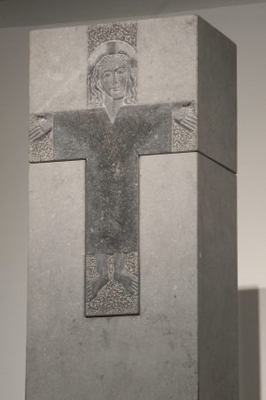 Christuskreuz, Hlg. Kreuz, Ichendorf, Belgisch Granit, Höhe 280 cm, 1997